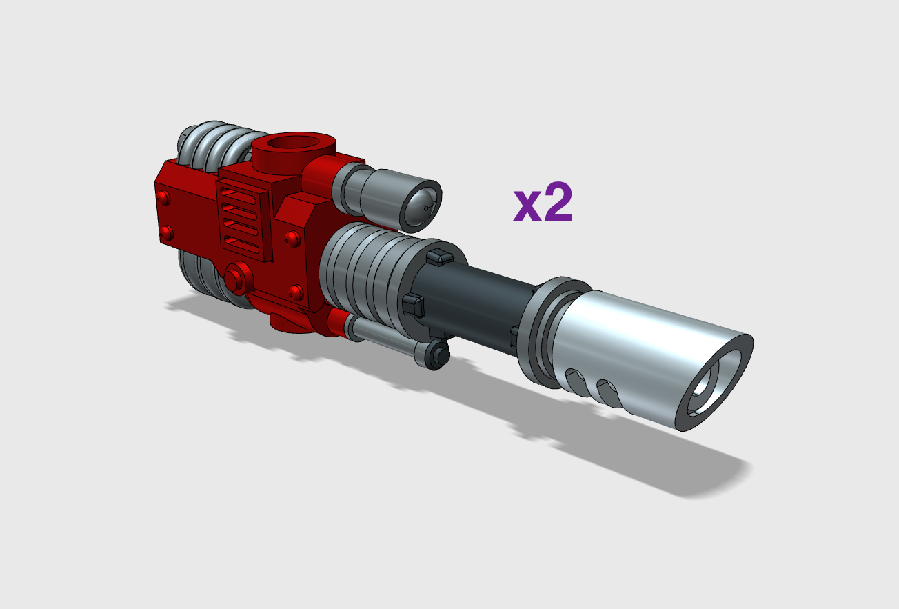 PHOBOS SPONSON WEAPONS: LASER CANNONS