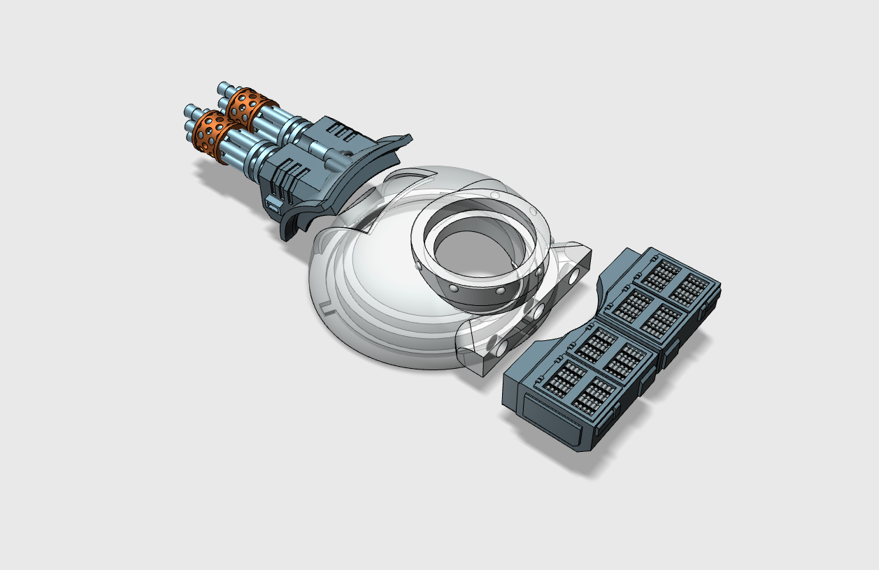 PHOBOS BATTLE TANK: GAT.CANNON TURRET WEAPON B