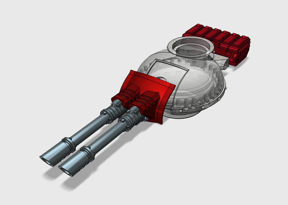 PHOBOS BATTLE TANK: TWIN LASER TURRET WEAPON B