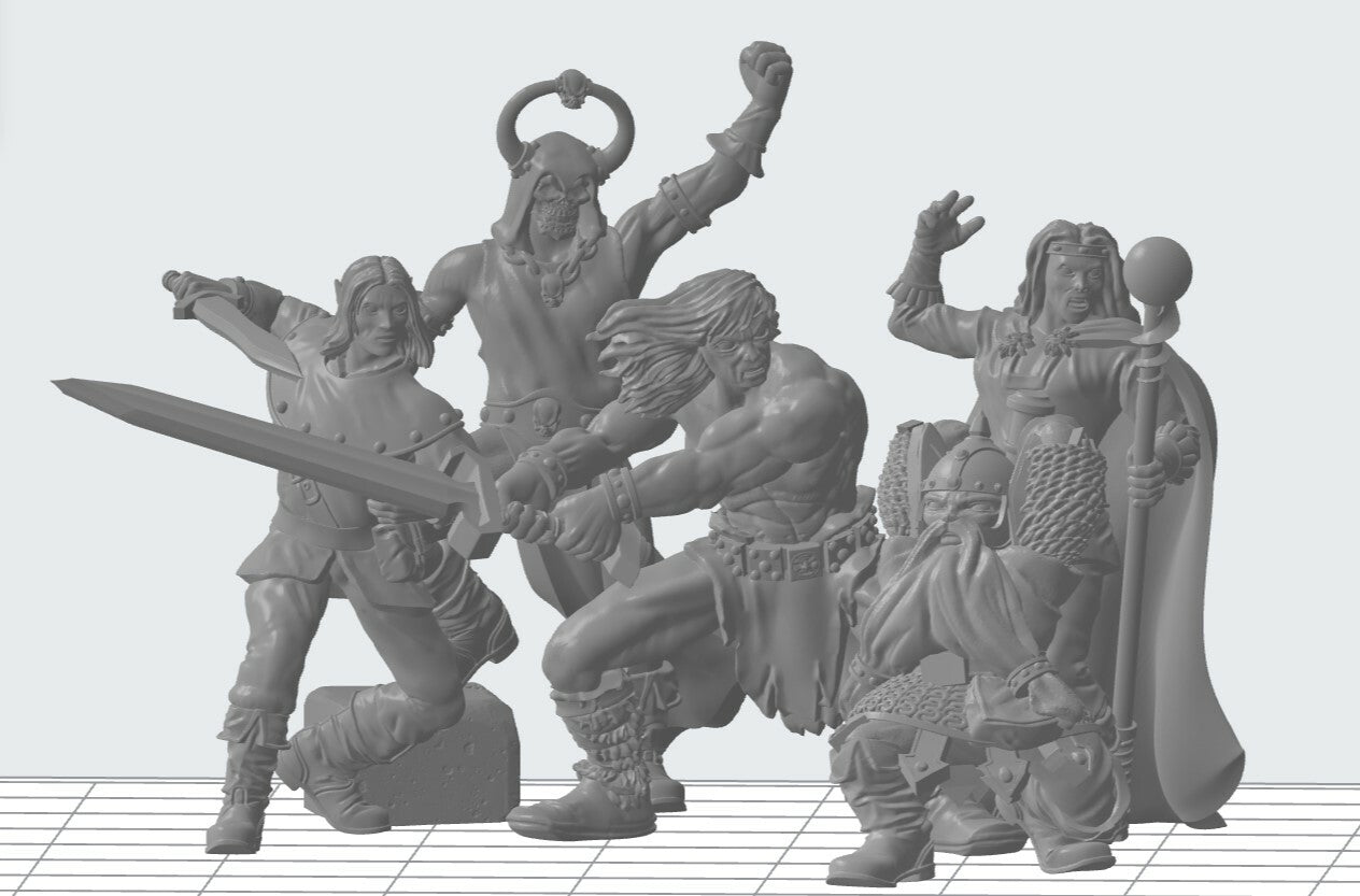 Barbarian Hero HeroQuest Scale - Ghamak