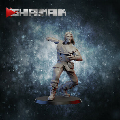 Wizard, Barbarian, Rogue, HeroQuest Scale Set- Ghamak