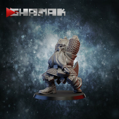 Wizard, Barbarian, Rogue, HeroQuest Scale Set- Ghamak