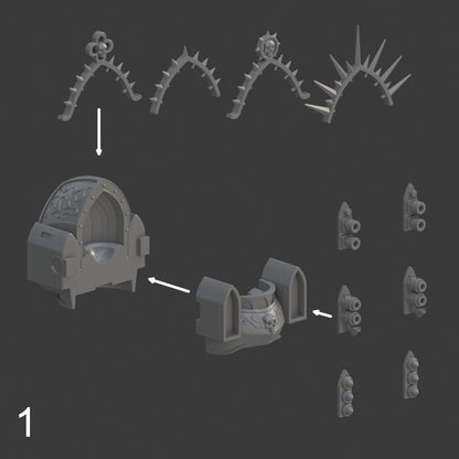 Prioress Battle-Armor Accessories & Upgrades Bits Pack