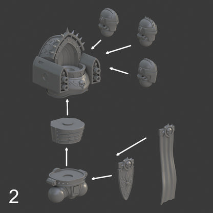 Prioress Battle-Armor Accessories & Upgrades Bits Pack