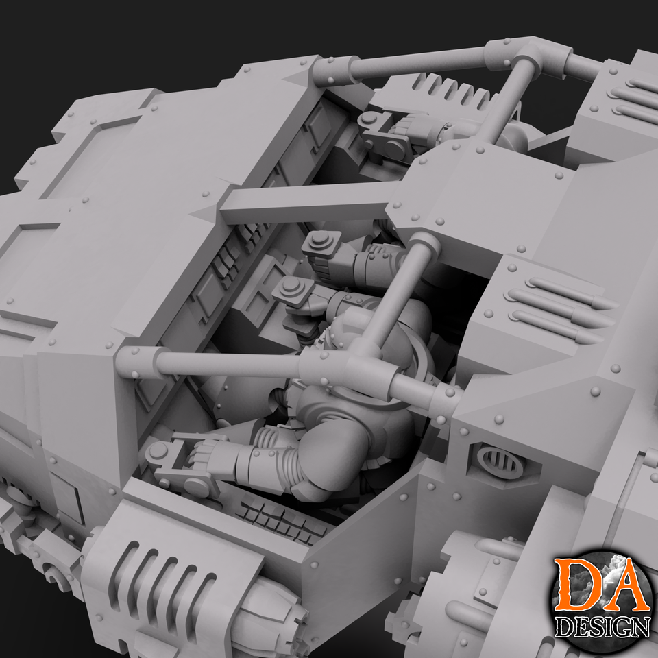 28mm Sci-fi Antigrav Platform Speeder - Dark Age Designs