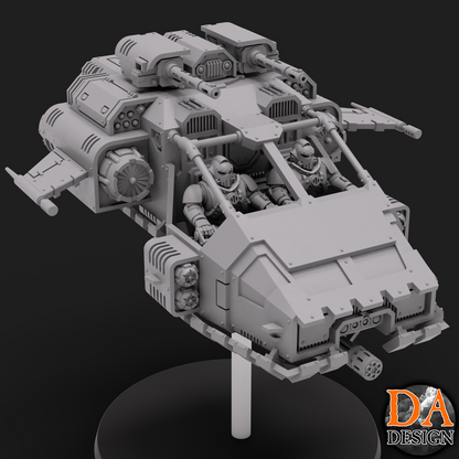 28mm Sci-fi Antigrav Platform Speeder - Dark Age Designs