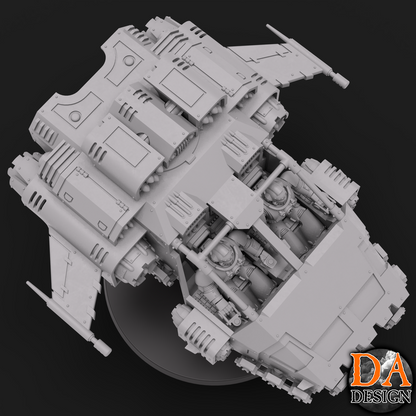 28mm Sci-fi Antigrav Platform Speeder - Dark Age Designs