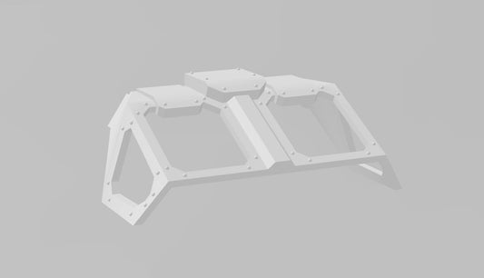 Glassless Canopy 28mm Scifi Antigrav Platform - Dark Age Designs