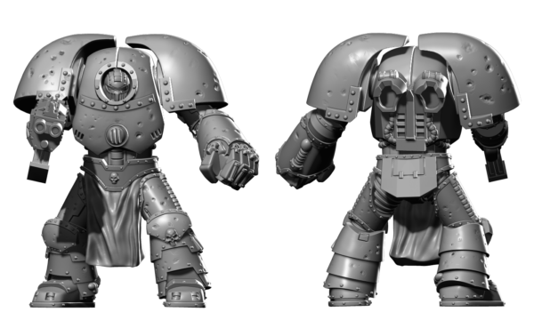 Hephaestus HK1 Terminator Armor Pose #4 - HeresyLab