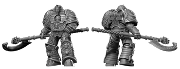 Helios Guards HK1 Terminator Armor Pose #5 - HeresyLab