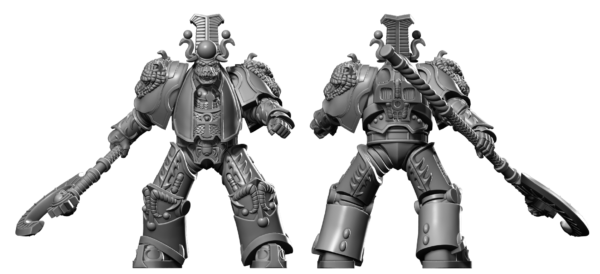 Helios Guards HK1 Terminator Armor Pose #4 - HeresyLab