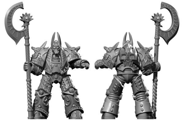 Helios Guards HK1 Terminator Armor Pose #1 - HeresyLab