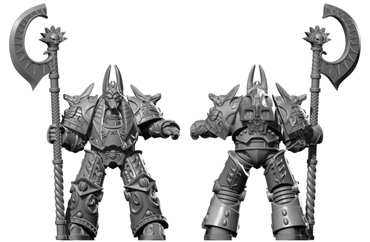 Helios Guards HK1 Terminator Armor Pose #1 - HeresyLab