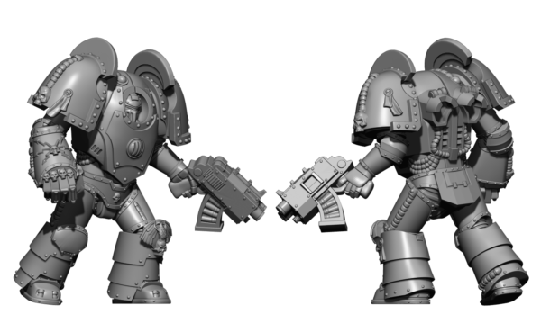 Kronos HK1 Terminator Armor Paladin Pose #1 - HeresyLab