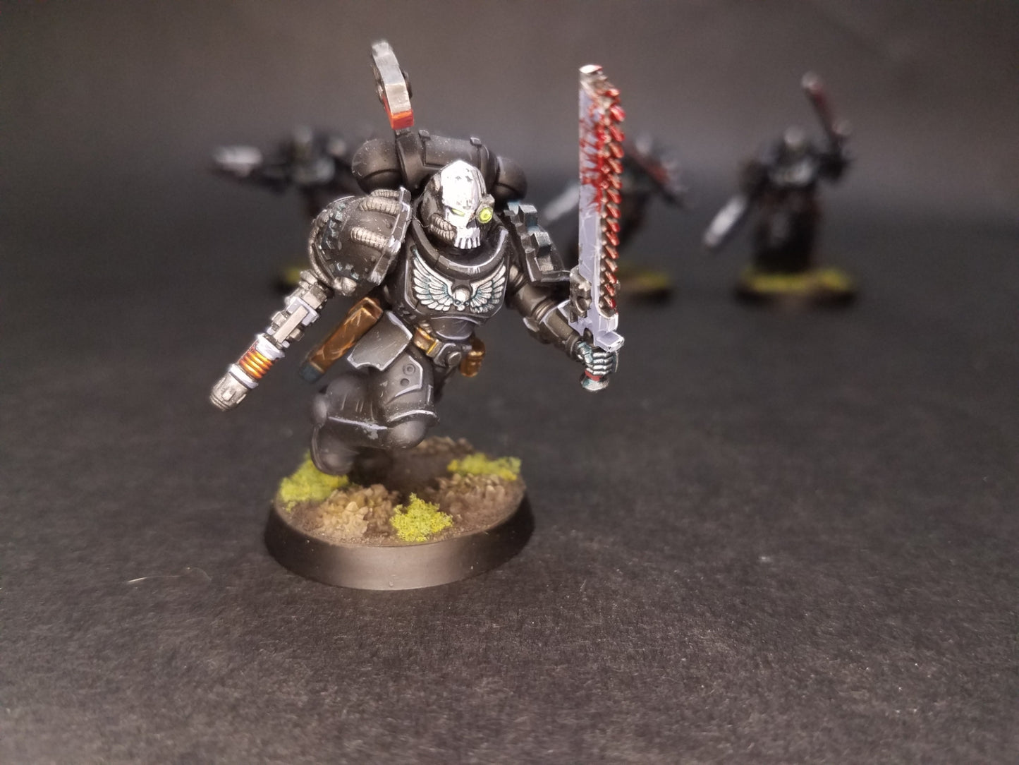 Iron Hands Assault Intercessor Squad x5 Primaris Painted Spikey Bits