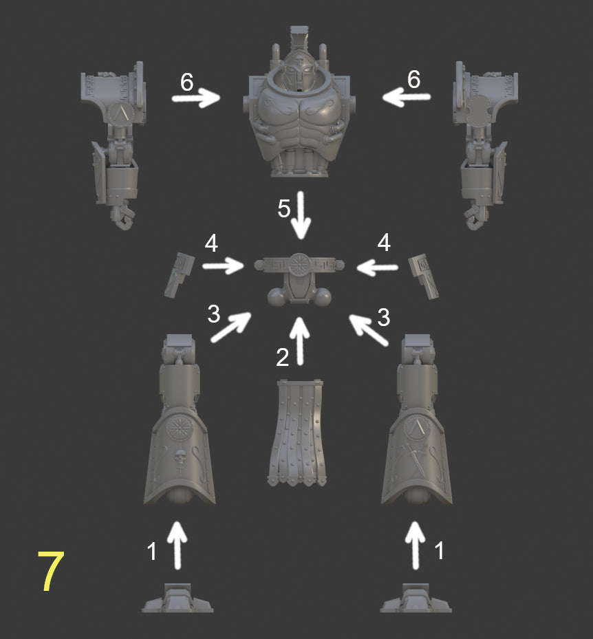 DeamonSlayer-Spartan Miniature Multi-Part Kit