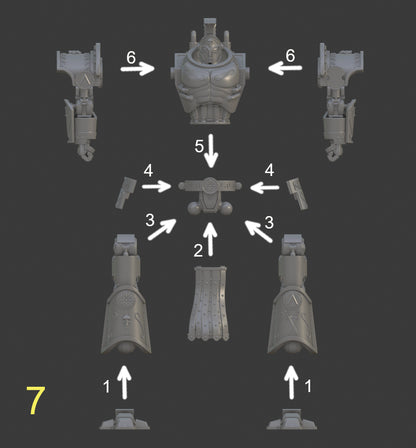 DeamonSlayer-Spartan Miniature Multi-Part Kit