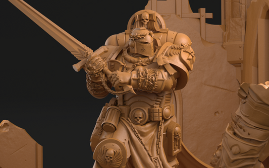 Eternal Crusader Miniature 3dArtGuy