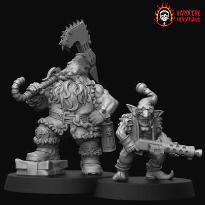 Santa Squatus & Gobla - Hardcore Miniatures Holiday Exclusive