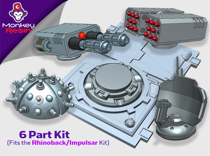 Top-Hatch Mounting System Full Kit for Rhinoback Impulsor