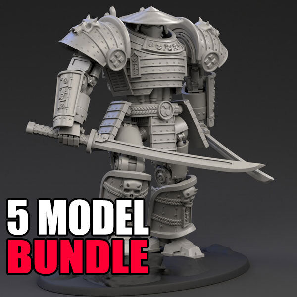 DeamonSlayer-Samurai Miniature Multi-Part Kit