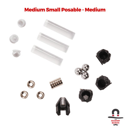 3 Sets Inceptor Custom Medium Small Posable Magnetic Flight Stands - Medium