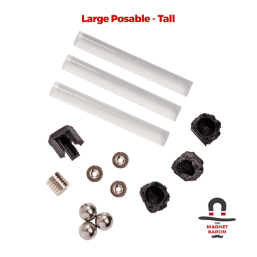 3 Sets Large Posable Magnetic Flight Stands Snowspeeder Fluttercraft Compatible - Tal