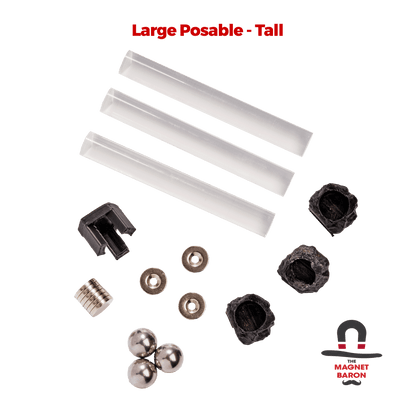 3 Sets Large Posable Magnetic Flight Stands Snowspeeder Fluttercraft Compatible - Tal