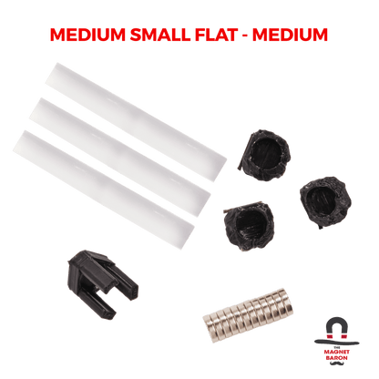 3 Sets Medium Small Flat Magnetic Flight Stands