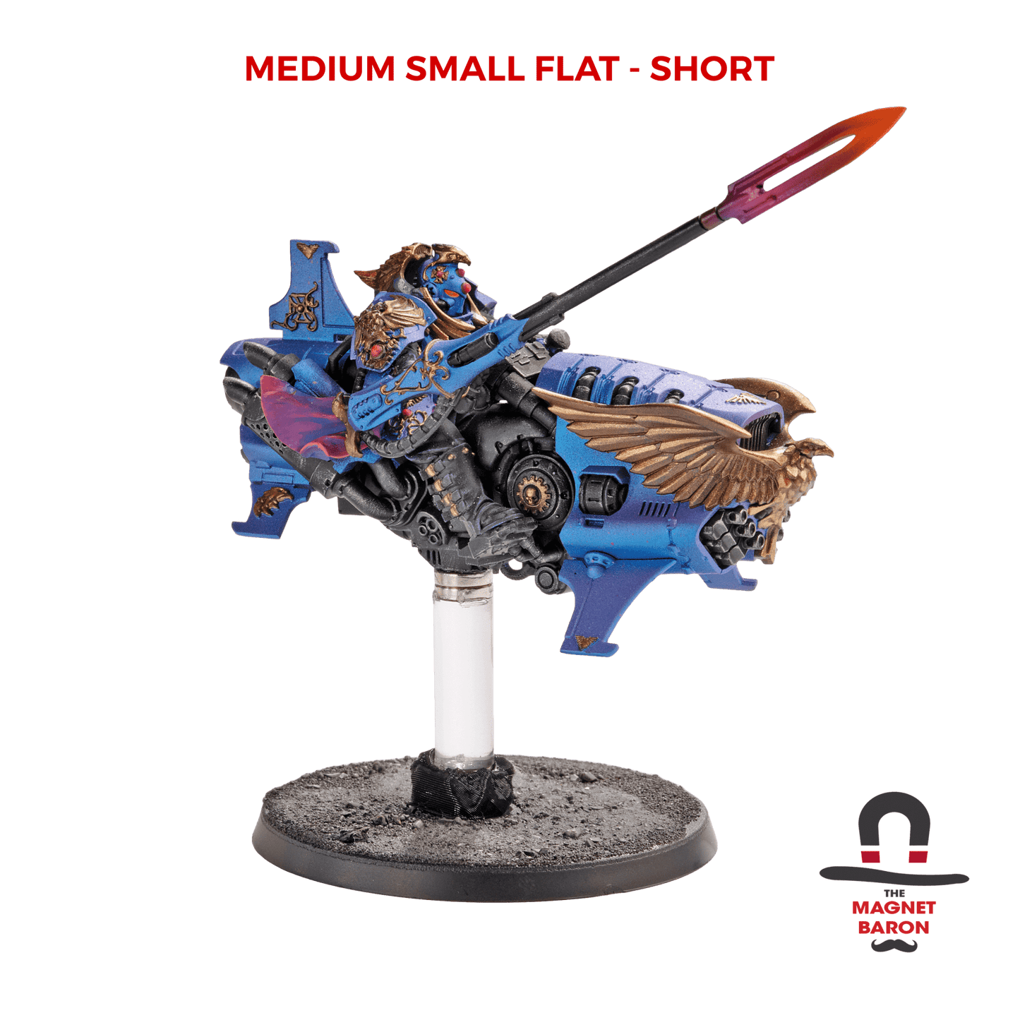 3 Sets Medium Small Flat Magnetic Flight Stands