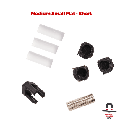 3 Sets Medium Small Flat Magnetic Flight Stands