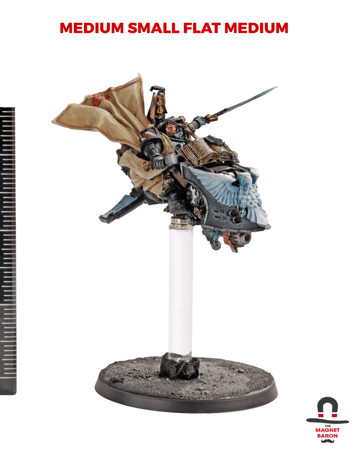 3 Sets Medium Small Flat Magnetic Flight Stands