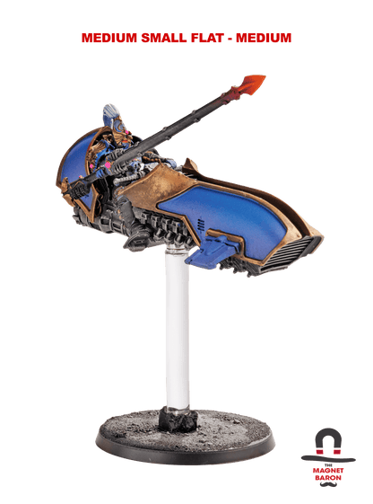 3 Sets Medium Small Flat Magnetic Flight Stands