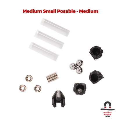 3 Sets Medium Small Posable Magnetic Flight Stands