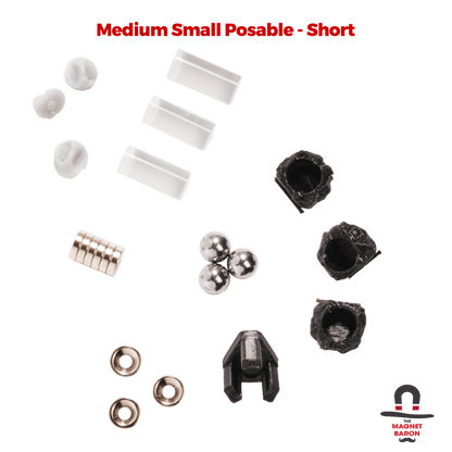 3 Sets Skywarden & Endrinrigger Custom Medium Small Posable Magnetic Flight Stands - Short