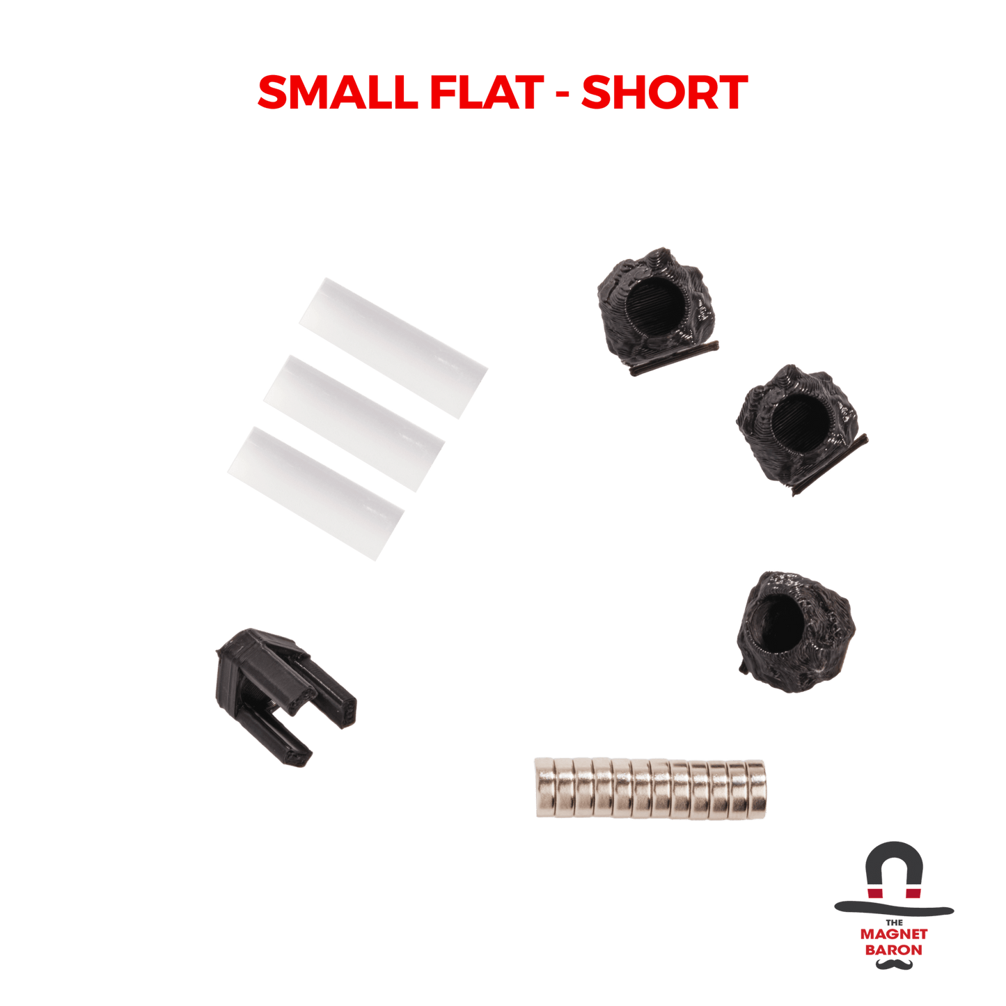 3 Sets Small Flat Magnetic Flight Stands