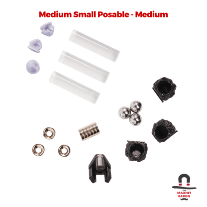 3 Sets Suppressor Custom Medium Small Posable Magnetic Flight Stands - Medium
