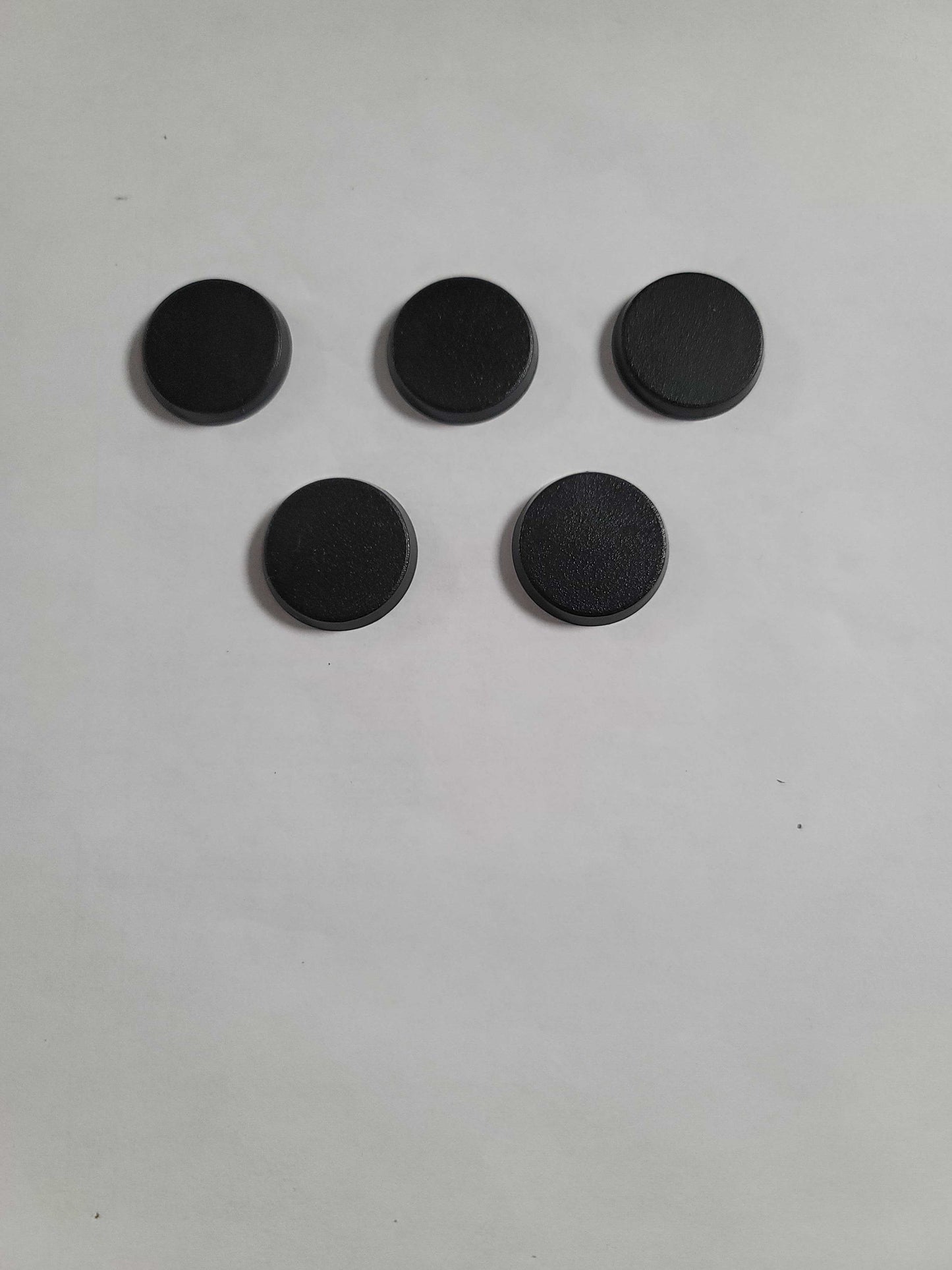 25mm Round Beveled Bases x5 Warhammer 40k