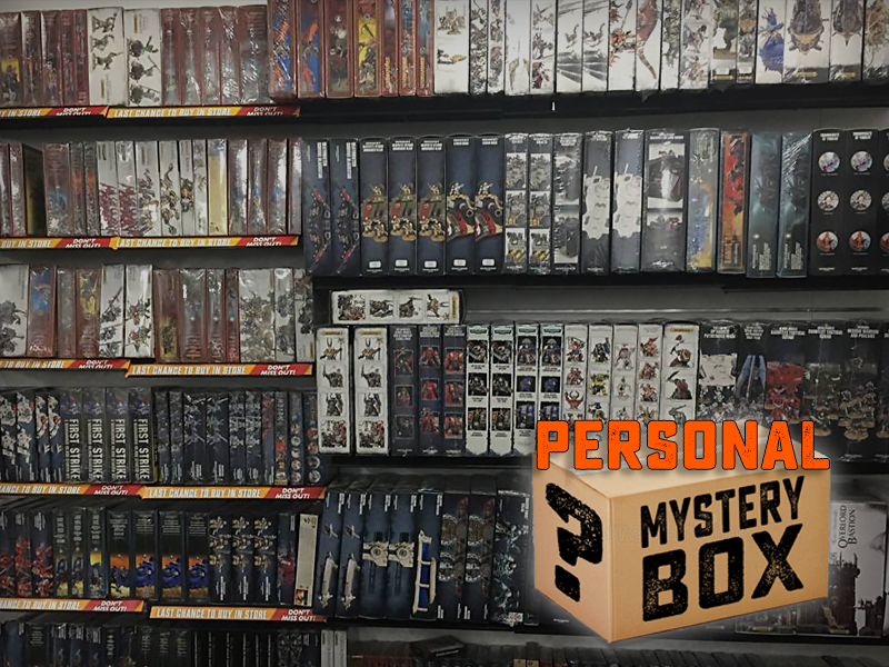 $150 Personal Mystery Miniatures Box w/ Warhammer Subscription Option – Spikey Bits