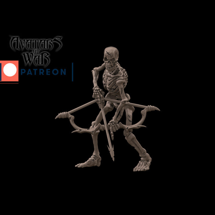 Avatars of War: Wight Lord & Skeleton Miniatures