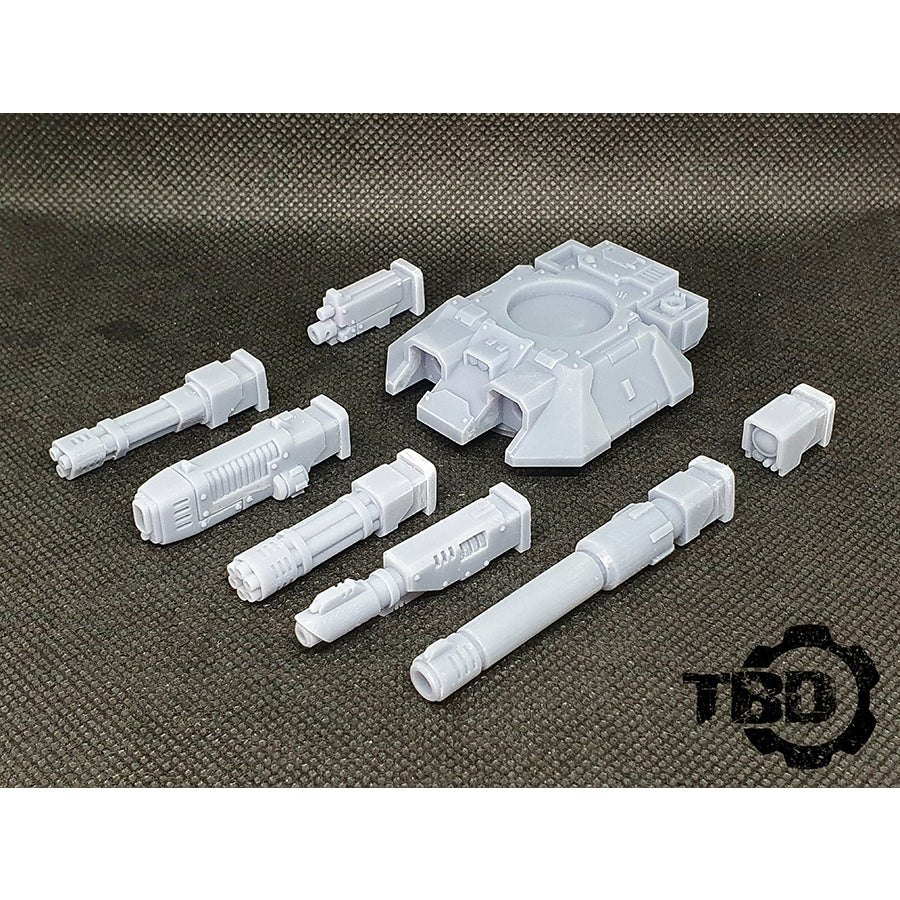 Double Turret V1 Conversion Bits Space Marine Repulsor