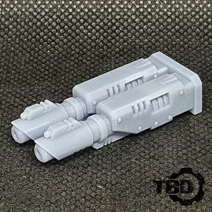 Double Turret V2 Conversion Bits Space Marine Gladiator Tank