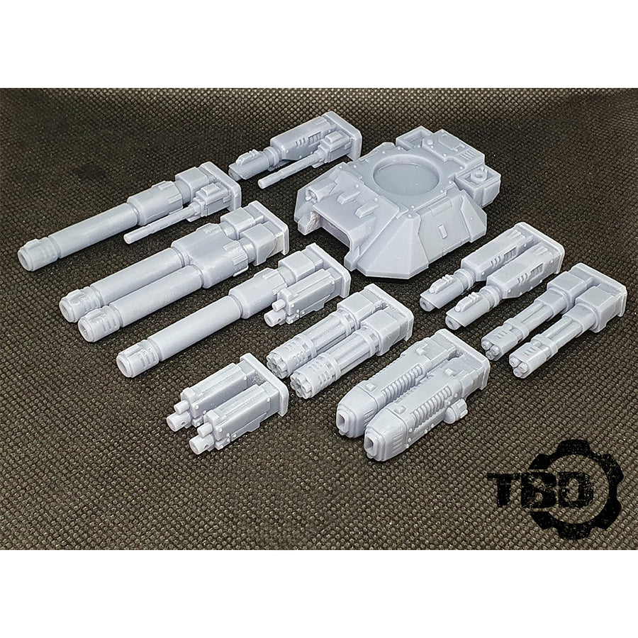 Double Turret V2 Conversion Bits Space Marine Gladiator Tank