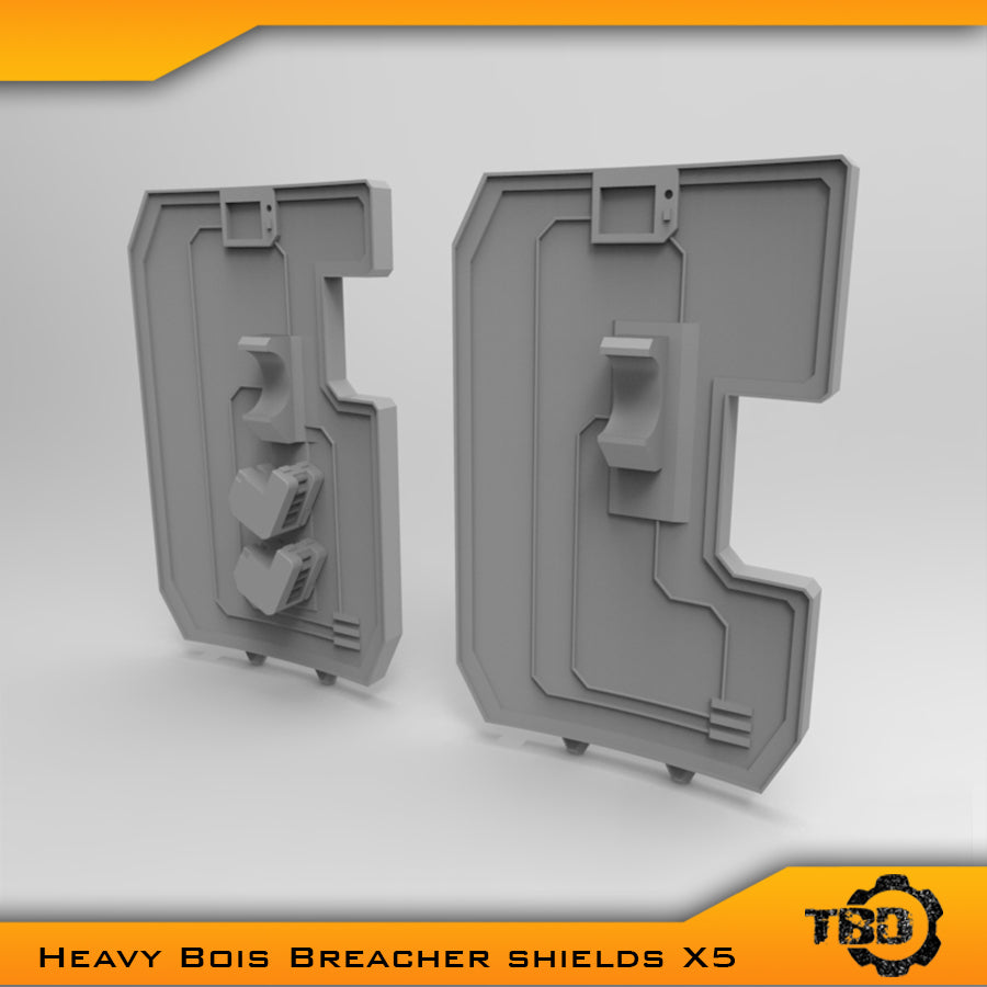 Heavy Bois Breacher Shields X5 - Tight Bore Designs