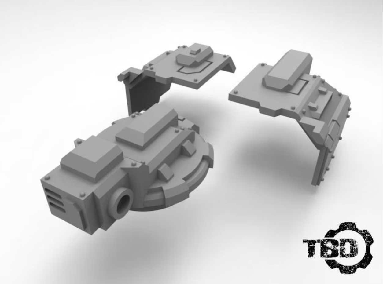 Tempest Speeder Covers & Weapon Mount Bits - Tight Bore Designs