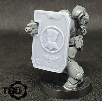 Breacher Boarding Shield Conversion Bits - V1 Left Set x5