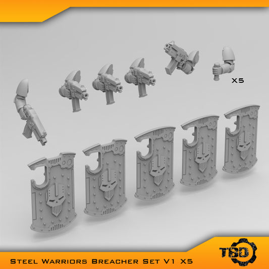 Steel Warriors Breacher Boarding Shield Conversion Bits V1 X5