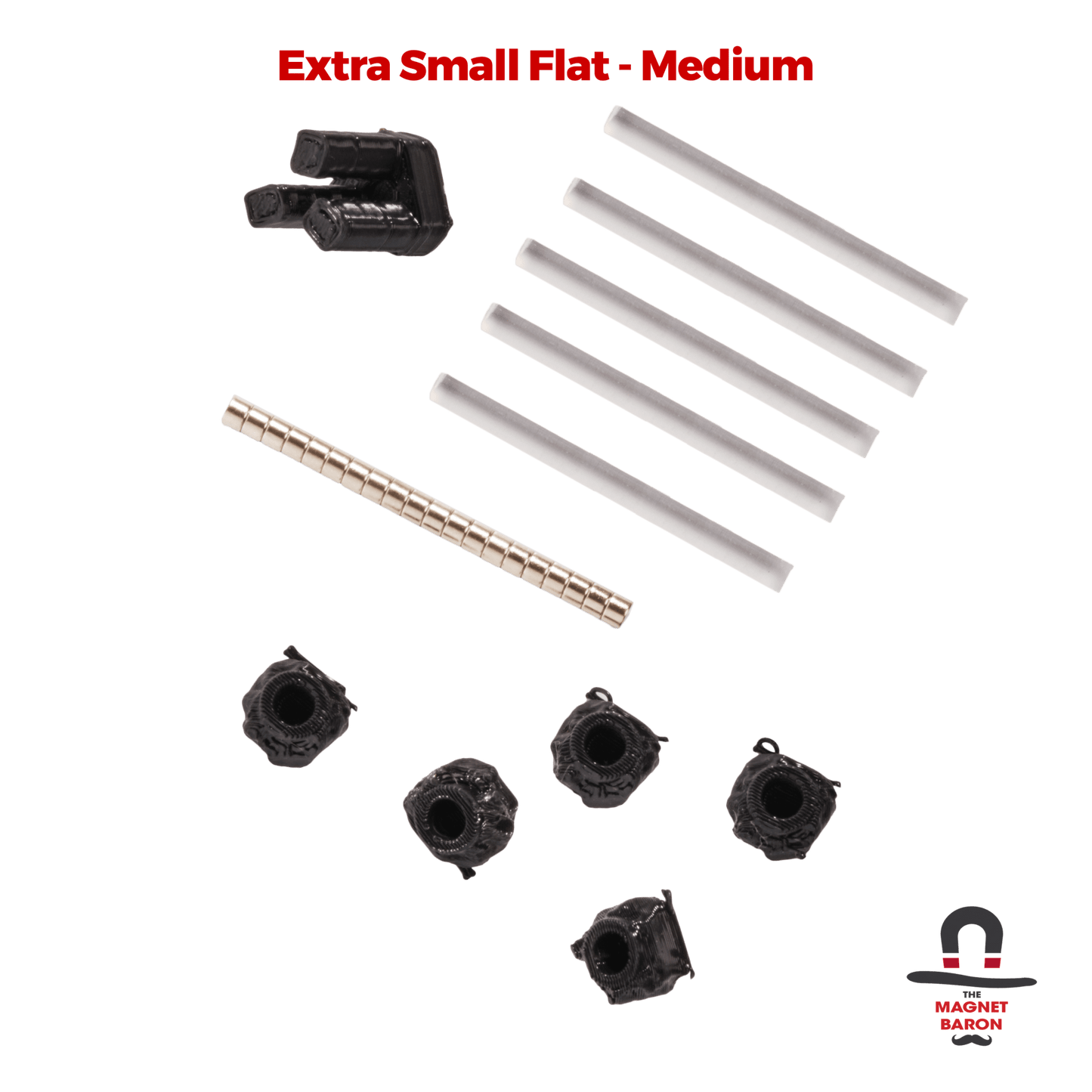 5 Sets Extra Small Flat Magnetic Flight Stands