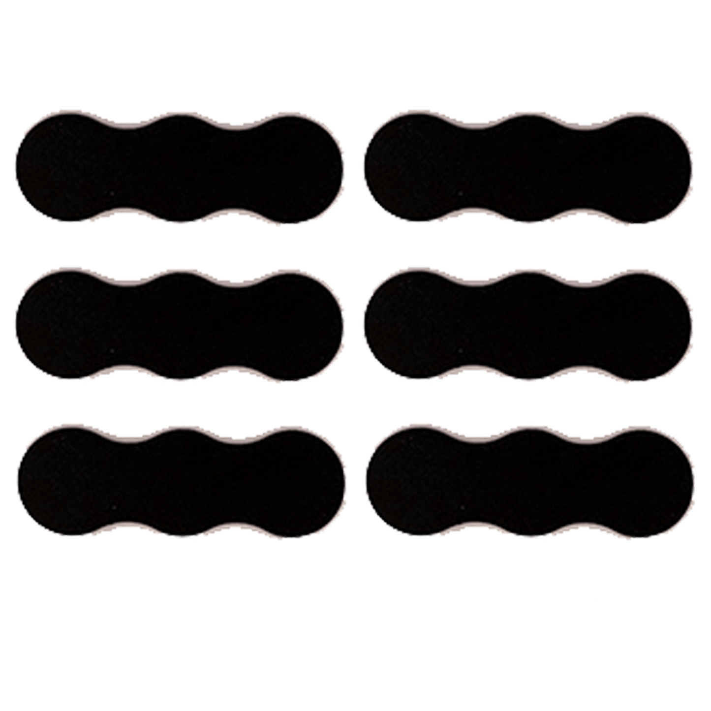 6pcs 3-Man Straight Plasteel & Adhesive Movement Tray