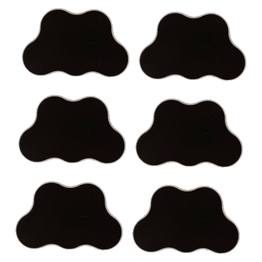 6pcs 5-Man Cloud Plasteel & Adhesive Ferro-Magnetic Movement Tray